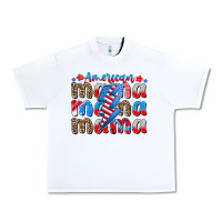 White american mama Urban Heavy Tee - CowhideDigitalArt