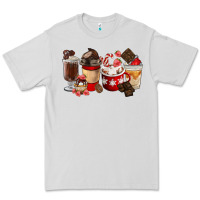 Dove Grey Chocolate Love Coffee Cups Premium Tee - FaDigitalArtStudio