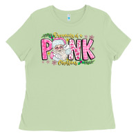 Matcha dreaming of a pink christmas Ladies Tee - CowhideDigitalArt