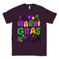 Plum It's Mardi Gras y'all Classic Tee - FaDigitalArtStudio