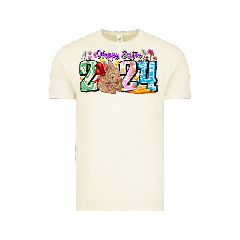 Happy Easter 2024 Vintage Tee by CowhideDigitalArt | Teevron