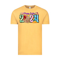 Vintage Mustard Happy Easter 2024 Vintage Tee - CowhideDigitalArt