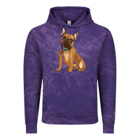 Cloud Purple french bulldog Vintage Hoodie - Artiststas