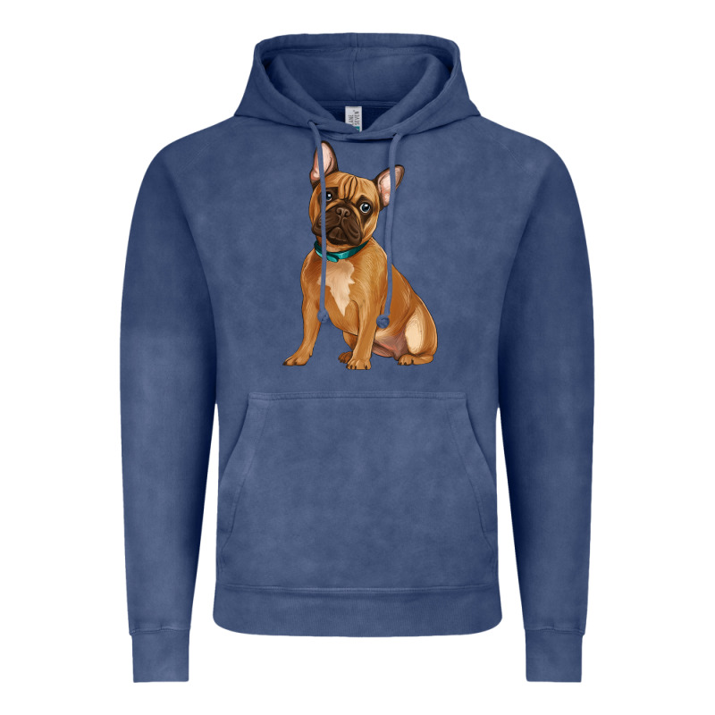 French Bulldog Vintage Hoodie by Artiststas | Teevron