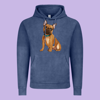 French Bulldog Vintage Hoodie Designed By Artiststas