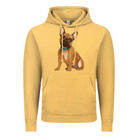 Vintage Mustard french bulldog Vintage Hoodie - Artiststas