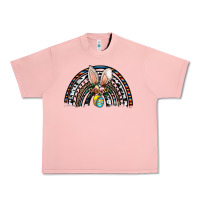 Salmon easter rainbow Urban Heavy Tee - CowhideDigitalArt