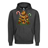 Charcoal Heather football tree christmas Zipper Hoodie - RanaPortraitStore