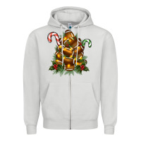 Dove Grey football tree christmas Zipper Hoodie - RanaPortraitStore
