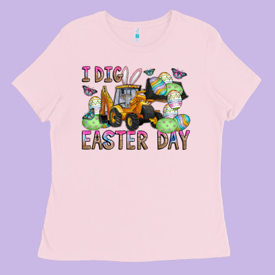 I Dig Easter Day Ladies Tee Designed By Cowhidedigitalart