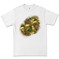 White camouflage and leopard patch  5 Premium Tee - BundleAndBundleShop