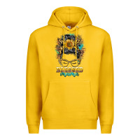 Lemon blessed mama messy bun Premium Hoodie - BarkalooDesign