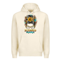 Tofu blessed mama messy bun Premium Hoodie - BarkalooDesign