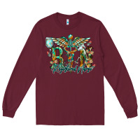 Burgundy registered nurse Long Sleeve Tee - RacoonDesign