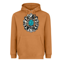 Meerkat cowhide aztec gemstone Heavyweight Hoodie - RanaPortraitStore