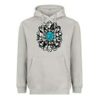 Moon Dust cowhide aztec gemstone Heavyweight Hoodie - RanaPortraitStore