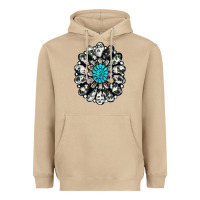 Mushroom cowhide aztec gemstone Heavyweight Hoodie - RanaPortraitStore