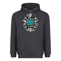 Smoke cowhide aztec gemstone Heavyweight Hoodie - RanaPortraitStore
