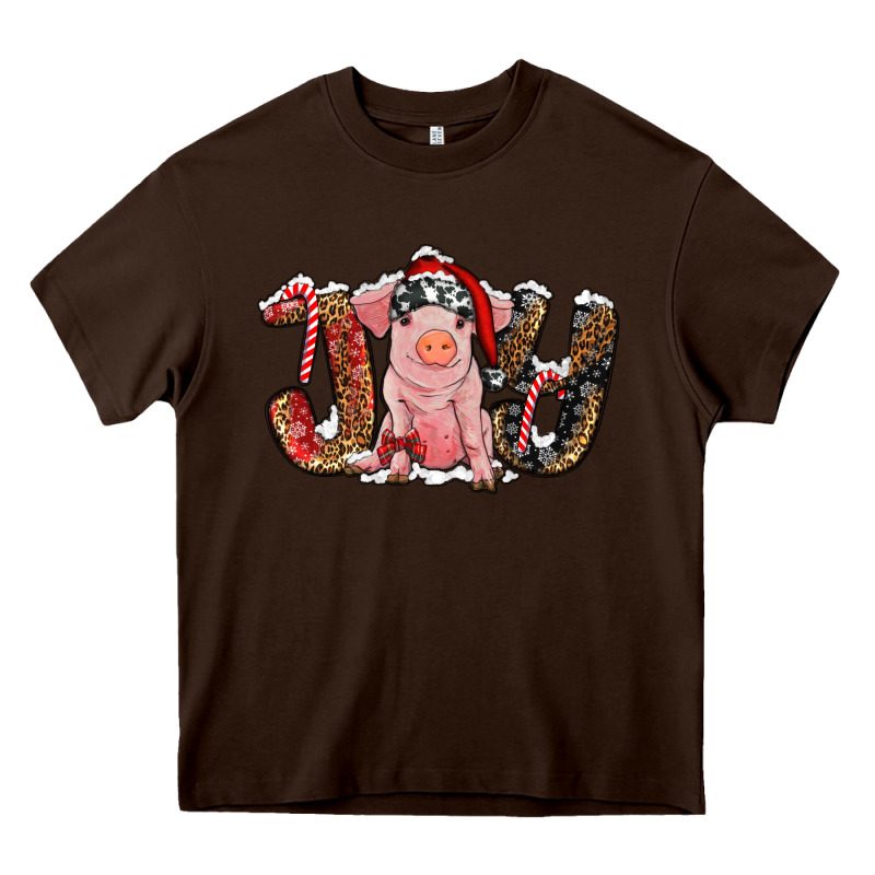 Joy With Pig Heavy Core Tee by RanaPortraitStore | Teevron