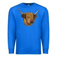 True Royal highland cow Premium Sweatshirt - RanaPortraitStore