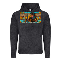 Vintage Black rottweiler with sunflowers license plate Vintage Hoodie - Artiststas