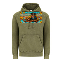 Vintage Olive rottweiler with sunflowers license plate Vintage Hoodie - Artiststas