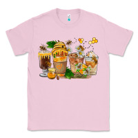 Bubblegum Pink Honey Bee Coffee Cups Classic Tee - FaDigitalArtStudio