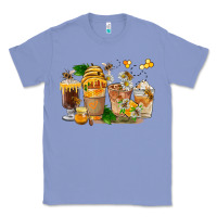 Colony Blue Honey Bee Coffee Cups Classic Tee - FaDigitalArtStudio