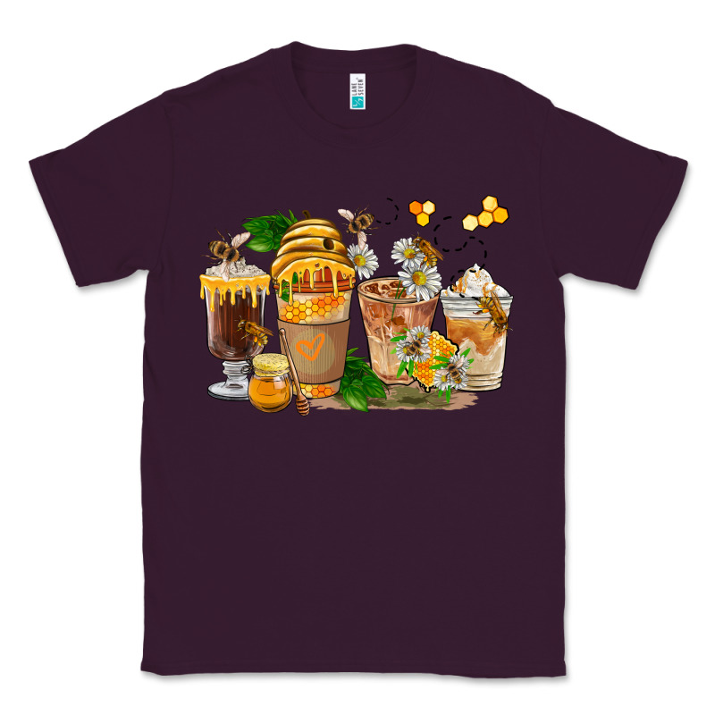 Honey Bee Coffee Cups Classic Tee by FaDigitalArtStudio | Teevron