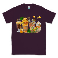 Plum Honey Bee Coffee Cups Classic Tee - FaDigitalArtStudio