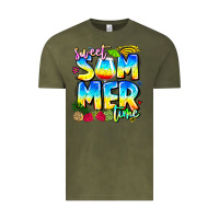 Vintage Olive summer time Vintage Tee - CowhideDigitalArt