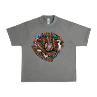 Tornado Autism Awareness Baseball Urban Heavy Tee - CowhideDigitalArt