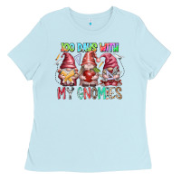 Baby Blue 100 days with my gnomies Ladies Tee - RacoonDesign