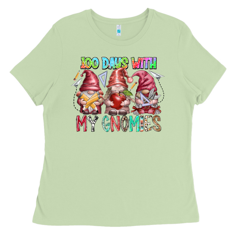 100 Days With My Gnomies Ladies Tee by RacoonDesign | Teevron