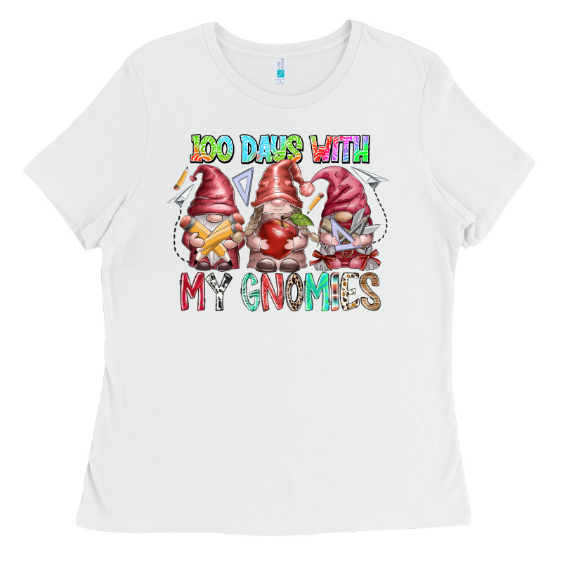 100 Days With My Gnomies Ladies Tee by RacoonDesign | Teevron