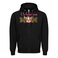 Black Chihuahua Mom Zipper Hoodie - Jasminsmagicworld