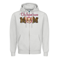 Dove Grey Chihuahua Mom Zipper Hoodie - Jasminsmagicworld
