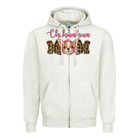 Oatmeal Heather Chihuahua Mom Zipper Hoodie - Jasminsmagicworld