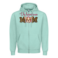 Seafoam Chihuahua Mom Zipper Hoodie - Jasminsmagicworld