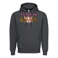 Smoke Chihuahua Mom Zipper Hoodie - Jasminsmagicworld