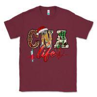 Burgundy christmas certified nurse  assistant life Classic Tee - BarkalooDesign