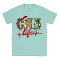Seafoam christmas certified nurse  assistant life Classic Tee - BarkalooDesign