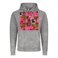 Cloud Rock easter heifer with bunny ears seamless pattern Vintage Hoodie - Artiststas