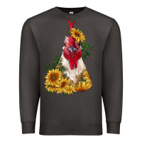 Smoke sunflower rooster with leopard Premium Sweatshirt - RanaPortraitStore