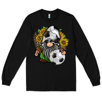 Black soccer gnome Long Sleeve Tee - RacoonDesign
