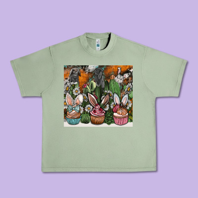 Easter Urban Heavy Tee Designed By Cowhidedigitalart