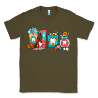 Army Green Dentist Coffee Cups Classic Tee - FaDigitalArtStudio