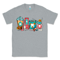 Heather Grey Dentist Coffee Cups Classic Tee - FaDigitalArtStudio