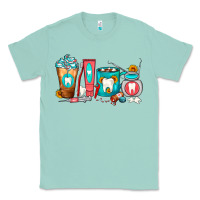 Seafoam Dentist Coffee Cups Classic Tee - FaDigitalArtStudio