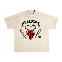 Sandshell hellfire club strangerthings Urban Heavy Tee - baoMotion